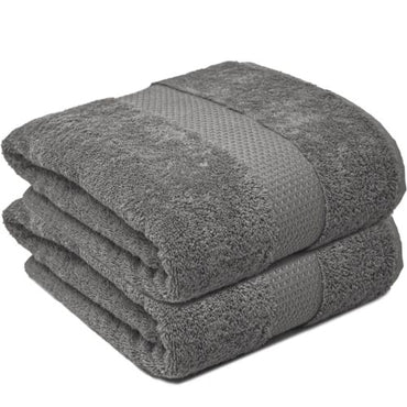 (90 X 170 cm) Luxury 100% Egyptian Cotton Bath Towel 600GSM Extra Large Super Jumbo Bath Sheet Towelsworld